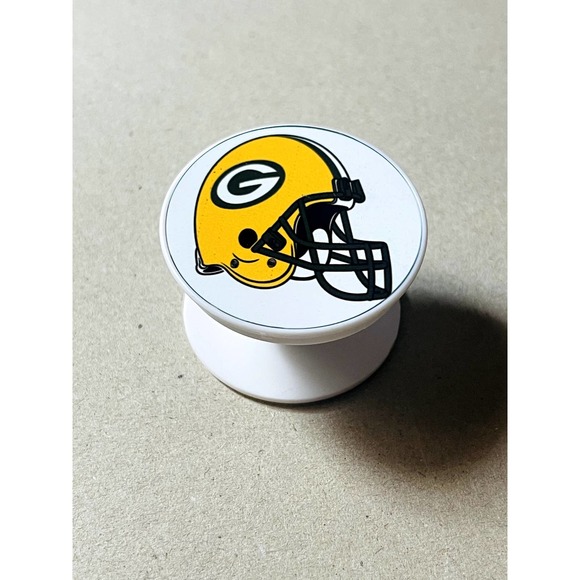 Green Bay Packers Pop Up Phone Holder Grip With Strong Adhesive Base - Picture 1 of 4
